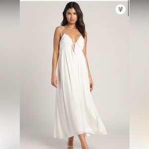 Lulus White Dress SZ.L